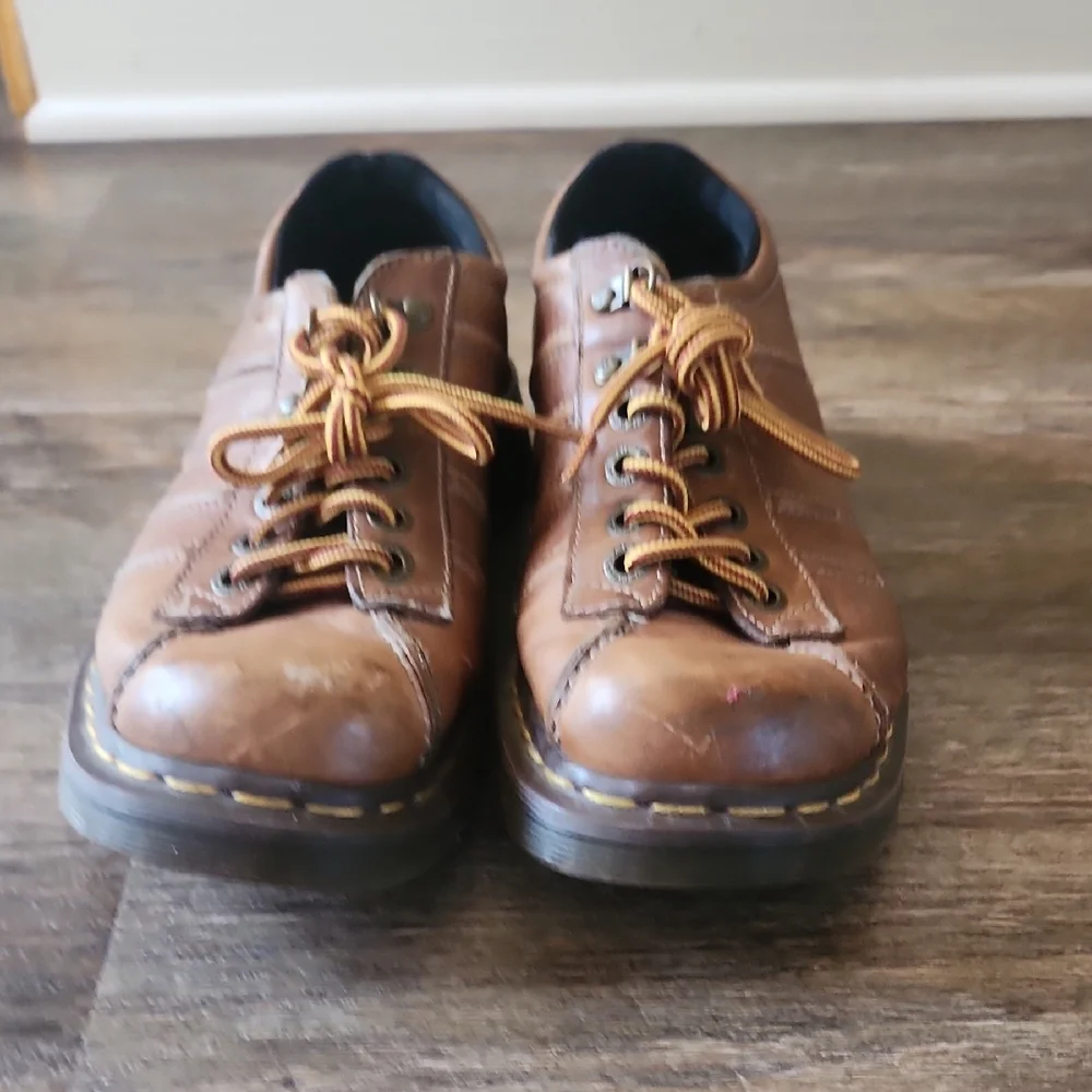 Vintage Dr. Martens 9764 Made in England Chunky Oxford Shoes UK 6 Womens US 8 - Picture 5 of 11